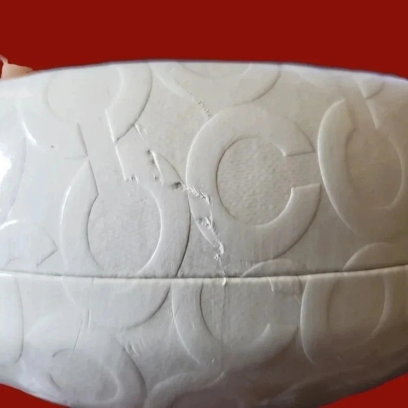 -Coach hardshell sunglass & eyeglass  case ivory color - Picture 9 of 10